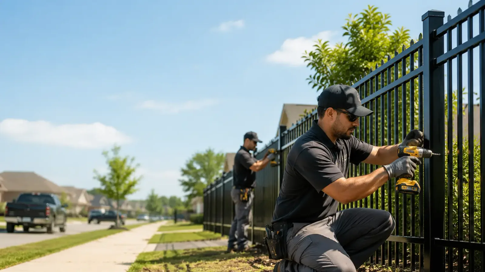 Metal Fence Installation in Poquoson, VA